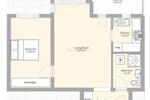 Etagenwohnung Stuttgart Bad Cannstatt - 2 Zimmer, 50 m&sup2;, 950&euro; | Angebot:24409783