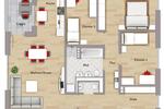 Erdgeschoßwohnung Leonberg - 4 Zimmer, 101 m&sup2;, 1.821&euro; | Angebot:23714104
