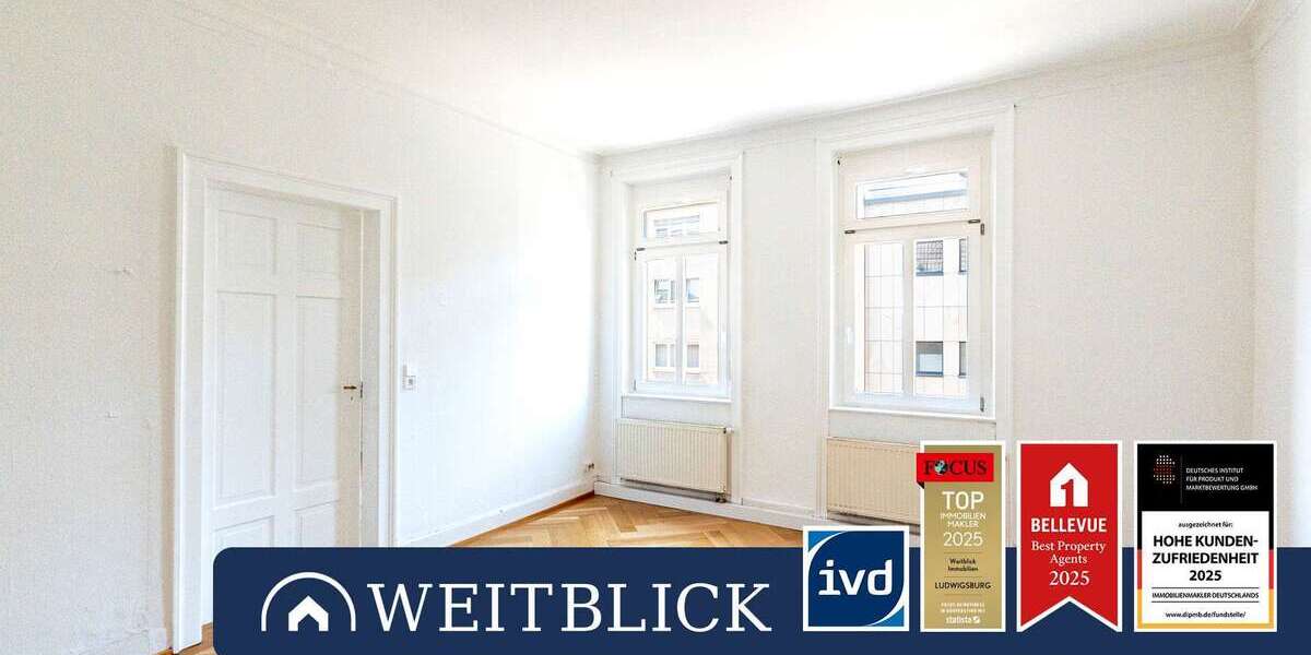 Etagenwohnung Stuttgart / Stuttgart-West West - 3 Zimmer, 97 m&sup2;, 1.490&euro; | Angebot:27208502