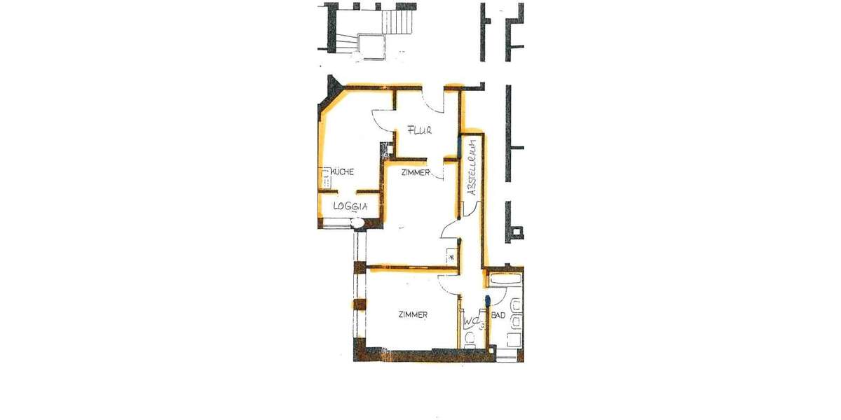 Etagenwohnung Stuttgart Hasenberg - 2 Zimmer, 79 m&sup2;, 1.144&euro; | Angebot:27127761